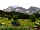 Mountain views from ghost town of Hamilton, CO