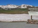 Summit of Independence Pass in Colorado